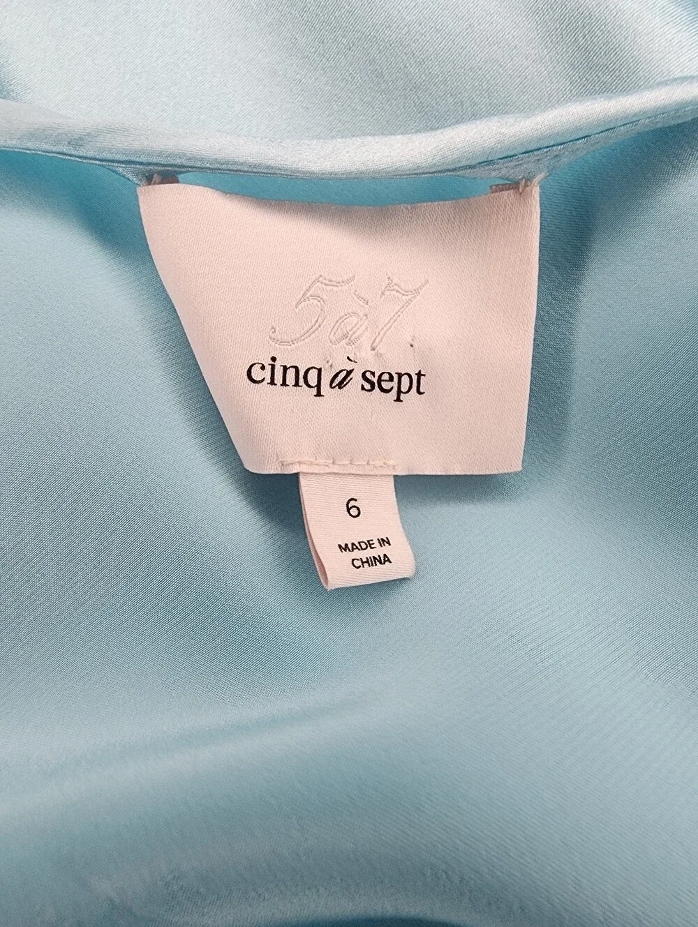 Cinq A Sept Astrid Silk Dress, Womens 6 - Picture 8 of 9